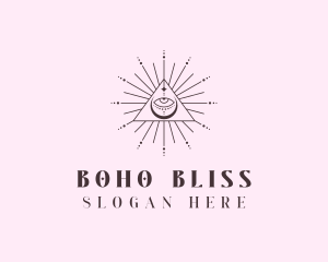 Spiritual Boho Eye logo design