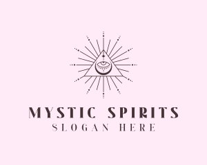 Spiritual Boho Eye logo design