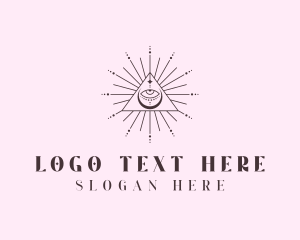 Fortune Telling - Spiritual Boho Eye logo design