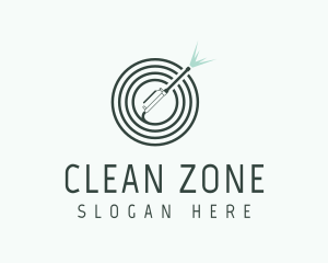 Water Pressure Cleaning logo design