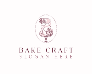 Elegant Cake Bakery logo design