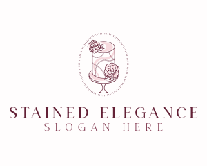 Elegant Cake Bakery logo design