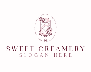 Elegant Cake Bakery logo design