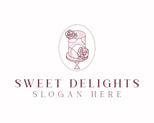 Elegant Cake Bakery logo design