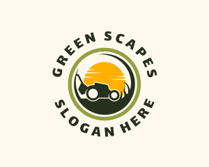 Landscape - Lawn Mower Landscaping logo design