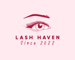 Female Beauty Eyelash logo design