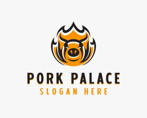 Pork - Pork BBQ Grill logo design