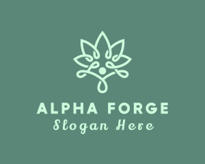 Wellness Flower Spa logo design