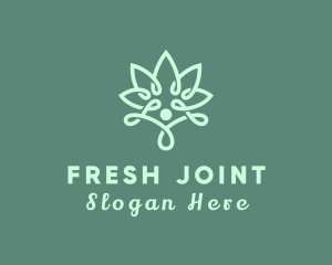 Joint - Wellness Flower Spa logo design