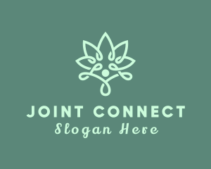 Joint - Wellness Flower Spa logo design