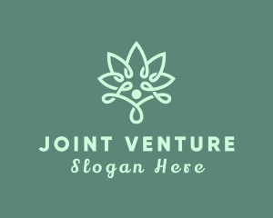 Joint - Wellness Flower Spa logo design