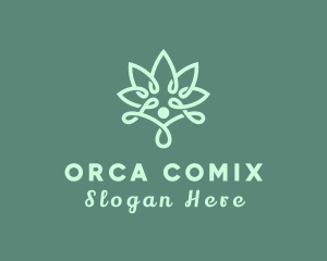 Orchid - Wellness Flower Spa logo design