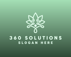 Wellness Flower Spa logo design