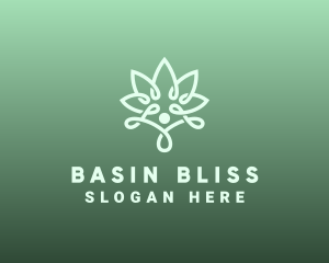 Wellness Flower Spa logo design