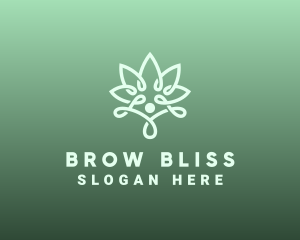 Wellness Flower Spa logo design