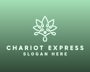 Wellness Flower Spa logo design