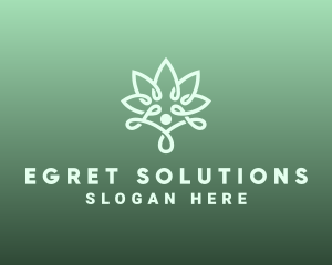 Wellness Flower Spa logo design