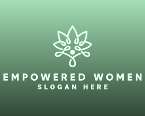 Wellness Flower Spa logo design