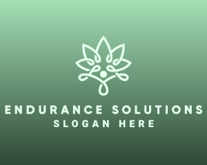 Wellness Flower Spa logo design