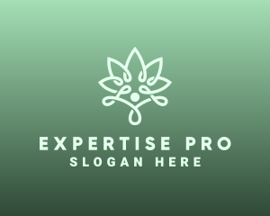 Wellness Flower Spa logo design