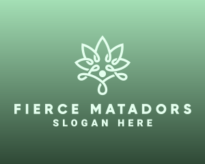 Wellness Flower Spa logo design