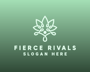 Wellness Flower Spa logo design