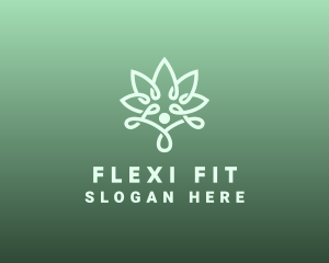 Wellness Flower Spa logo design