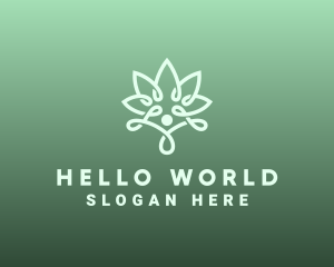 Wellness Flower Spa logo design