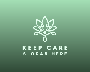 Wellness Flower Spa logo design