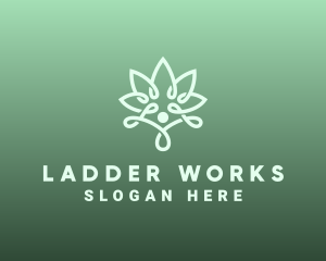 Wellness Flower Spa logo design