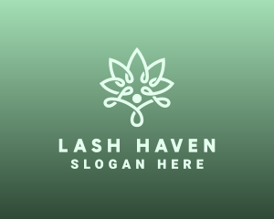 Wellness Flower Spa logo design