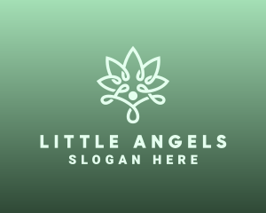 Wellness Flower Spa logo design