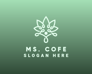 Wellness Flower Spa logo design