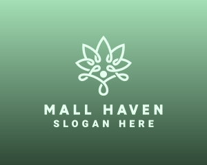 Wellness Flower Spa logo design