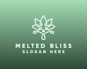 Wellness Flower Spa logo design