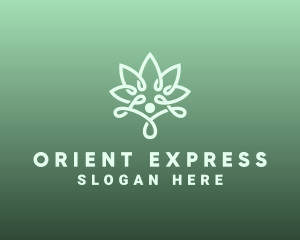 Wellness Flower Spa logo design