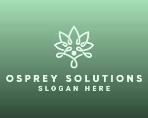 Wellness Flower Spa logo design