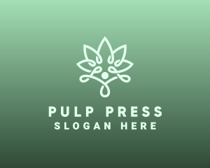 Wellness Flower Spa logo design