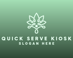 Wellness Flower Spa logo design