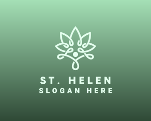 Wellness Flower Spa logo design