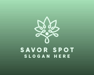 Wellness Flower Spa logo design