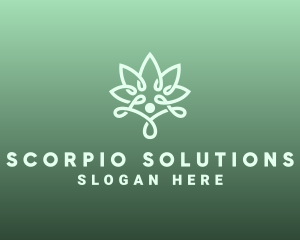 Wellness Flower Spa logo design