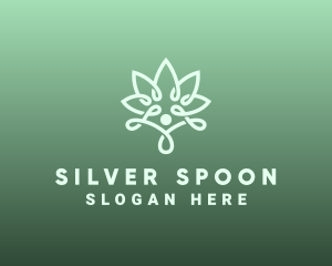 Wellness Flower Spa logo design