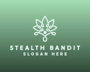 Wellness Flower Spa logo design