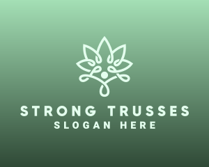 Wellness Flower Spa logo design