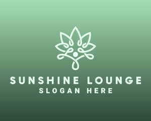 Wellness Flower Spa logo design