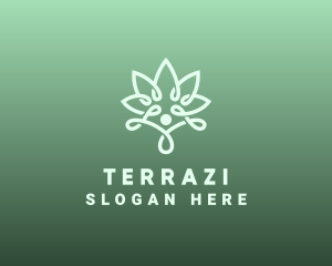 Wellness Flower Spa logo design