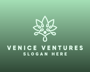 Wellness Flower Spa logo design