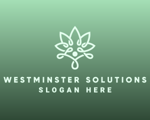 Wellness Flower Spa logo design