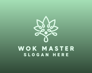 Wellness Flower Spa logo design